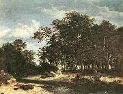 Jacob van Ruisdael The Large Forest oil painting artist